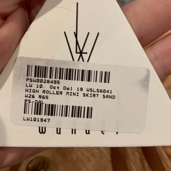 Lost + Wander High Roller Mini Skirt in Sand - Picture 5 of 5